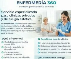 Cuidados de Enfermería a domicilio y ayuda a clínicas de la salud, laboratorios - 2