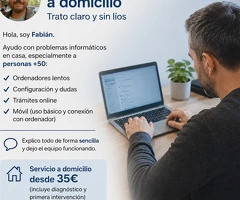 Soporte informático a domicilio – Rápido y fiable.