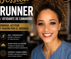 Busco trabajo como ayudante de camarero/Runner