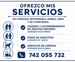 Ofrezco mis servicios