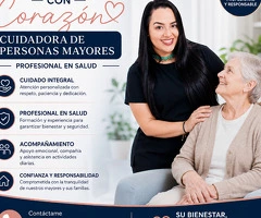 Cuidadora de Personas Mayores – Atención Profesional y Humana