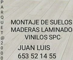 Suelos de maderas laminados
