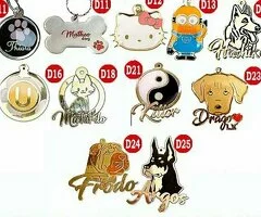Placas o chapas identificativas para mascotas