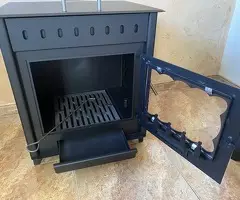 ESTUFA DE LEÑA CON PUERTA LATERAL - 2