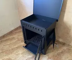 ESTUFA DE LEÑA CON PUERTA LATERAL - 5