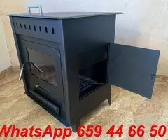 ESTUFA DE LEÑA CON PUERTA LATERAL - 6