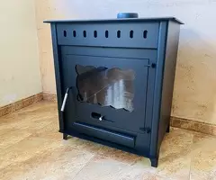 Estufa de leña grande con salida de humos por Arriba - 2
