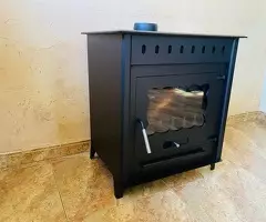 Estufa de leña grande con salida de humos por Arriba - 4