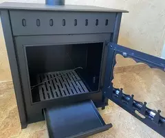 Estufa de leña grande con salida de humos por Arriba - 5