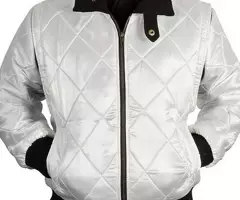 chaqueta de satén bordada para hombre