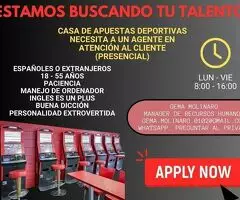 Se necesita cajero y asistente de ventas