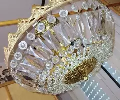 LÁMPARA  DE  CRISTAL  DE  ROCA  35  € - 4