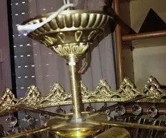 LÁMPARA  DE  CRISTAL  DE  ROCA  35  € - 6