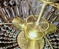 LÁMPARA  DE  CRISTAL  DE  ROCA  35  € - 7