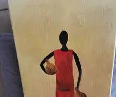 Conjunto de cuadros de galería estilo africano - 2