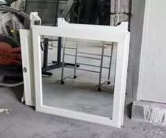 Espejo de color blanco