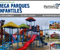 Construcción de Parques Infantiles: Calidad y Diversión Garantizada con REFORPLAZ