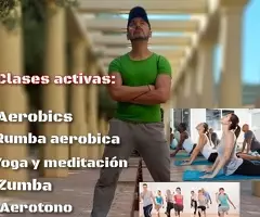 Clases activas de acondicionamiento fisico.