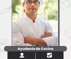 Se necesita Ayudante de Cocina