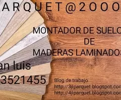 Instalacion de suelos de maderas laminados