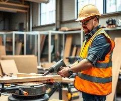 Ayudante de montaje de mamparas