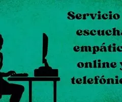 Serrvicio dde escucha empática telefónica y online