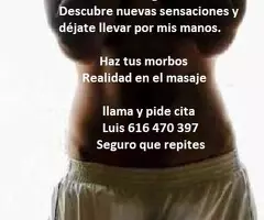 Déjate llevar por mis manos y relajate.