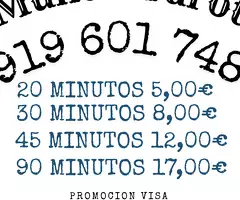 PROMOCION 30 MINUTOS 8 EUROS