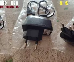 CARGADOR MICRO USB 5 €