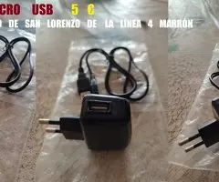 CARGADOR MICRO USB 5 € - 2