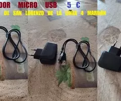 CARGADOR MICRO USB 5 € - 4