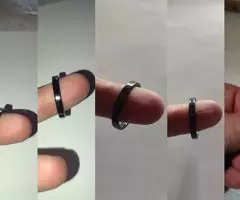 ANILLO  NEGRO  NUEVO  5  € - 3