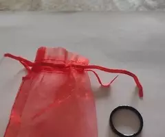 ANILLO  NEGRO  NUEVO  5  € - 7