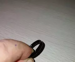 ANILLO  NEGRO  NUEVO  5  € - 9