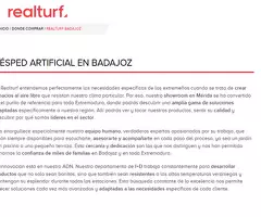 Césped Artificial Realturf Badajoz