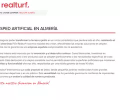 Césped Artificial Almería Realturf