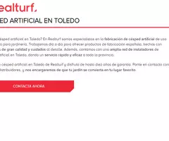 Césped Artificial Realturf Toledo