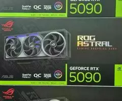 GeForce RTX 5090, RTX 5080, RTX 5070 Ti, RTX 5070, RTX 4090, RTX 4080 Super,  RTX 4080 - 5