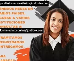TITULOS UNIVERSITARIOS EN LINEA