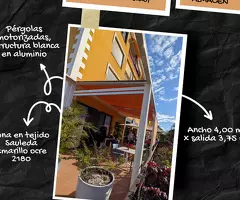 Pérgolas motorizadas