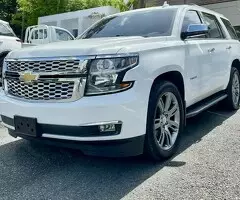 Chevrolet Tahoe White, Full Y Disponible Pa Ti En El Dealer!!!