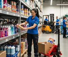 Mozo de almacén en horario de mañana