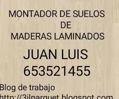 Montaje de suelos laminados