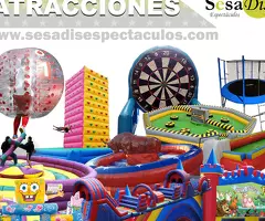 Castillos hinchables. Atracciones