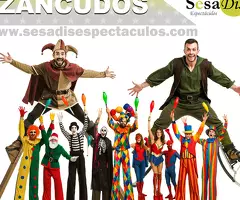 Zancudos. Espectáculos con zancos