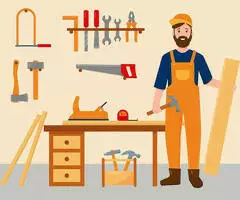 Carpintero de madera