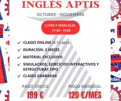 🚀 Acredita tu inglés en 2 meses con APTIS