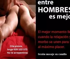 Relajate, desconecta, disfruta y siente el masaje.