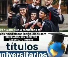 TITULOS UNIVERSITARIOS DE TODA ESPAÑA ONLINE
